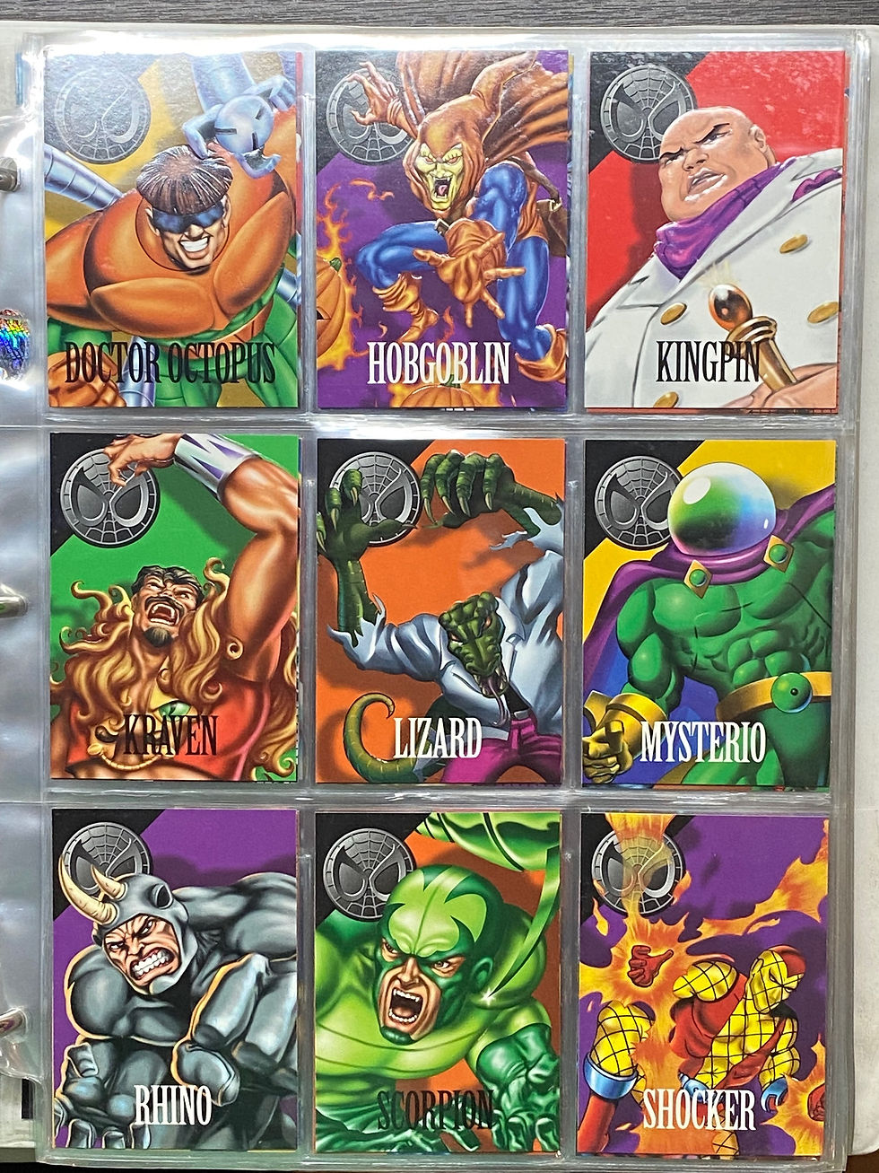 Thumbnail: 1996 Fleer Marvel Vision Card Set