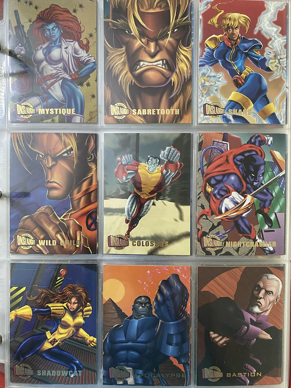 Thumbnail: 1996 Ultra Marvel Onslaught Card Set 