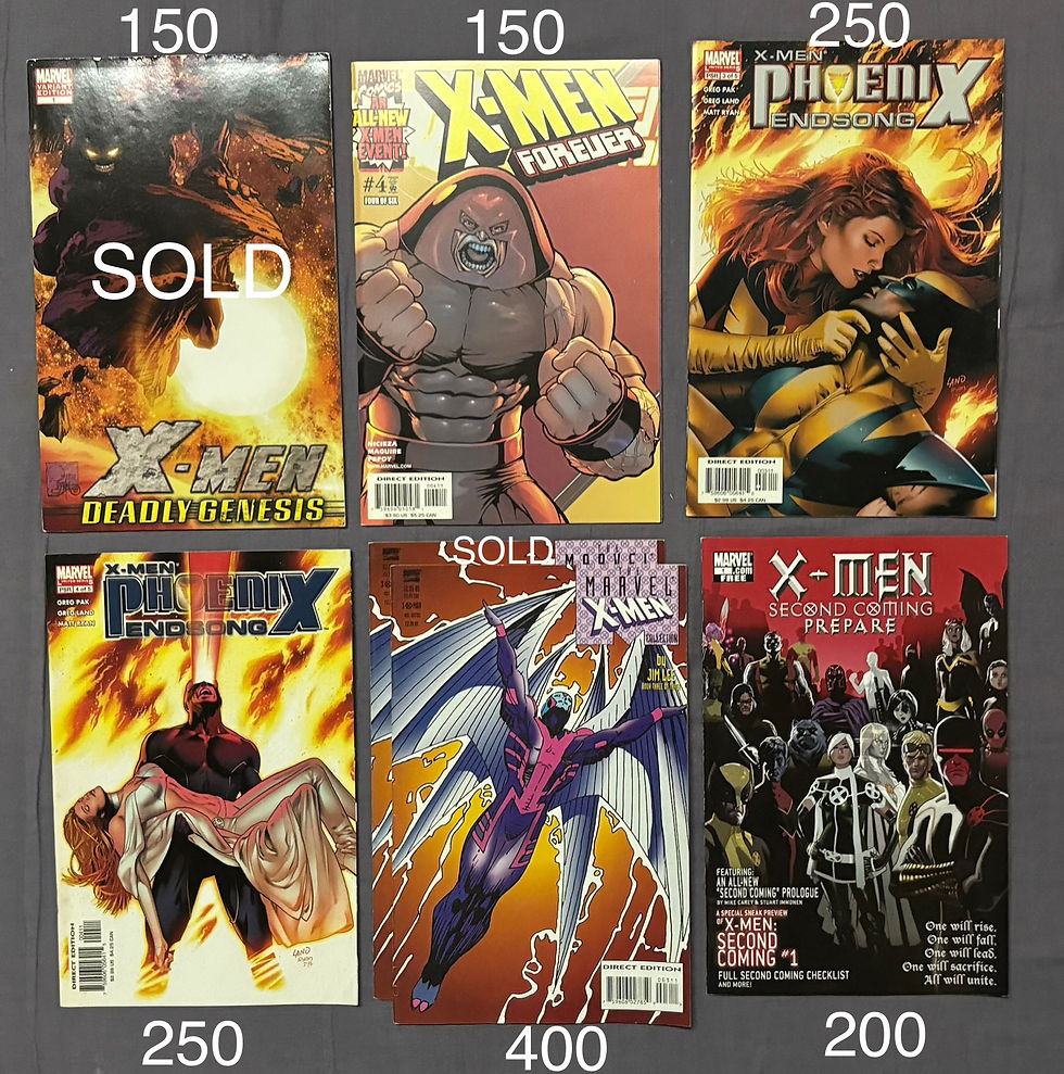 Thumbnail: X-Men Comic Singles Part 7
