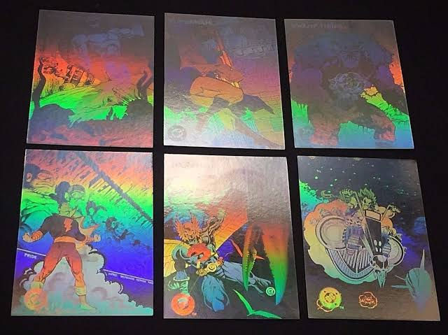 Thumbnail: 1993 Skybox DC Cosmic Teams Card Set with Holograms