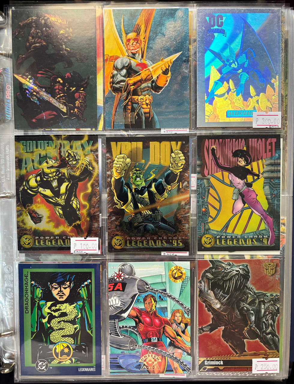 Thumbnail: Marvel/DC Card Inserts Batch 3