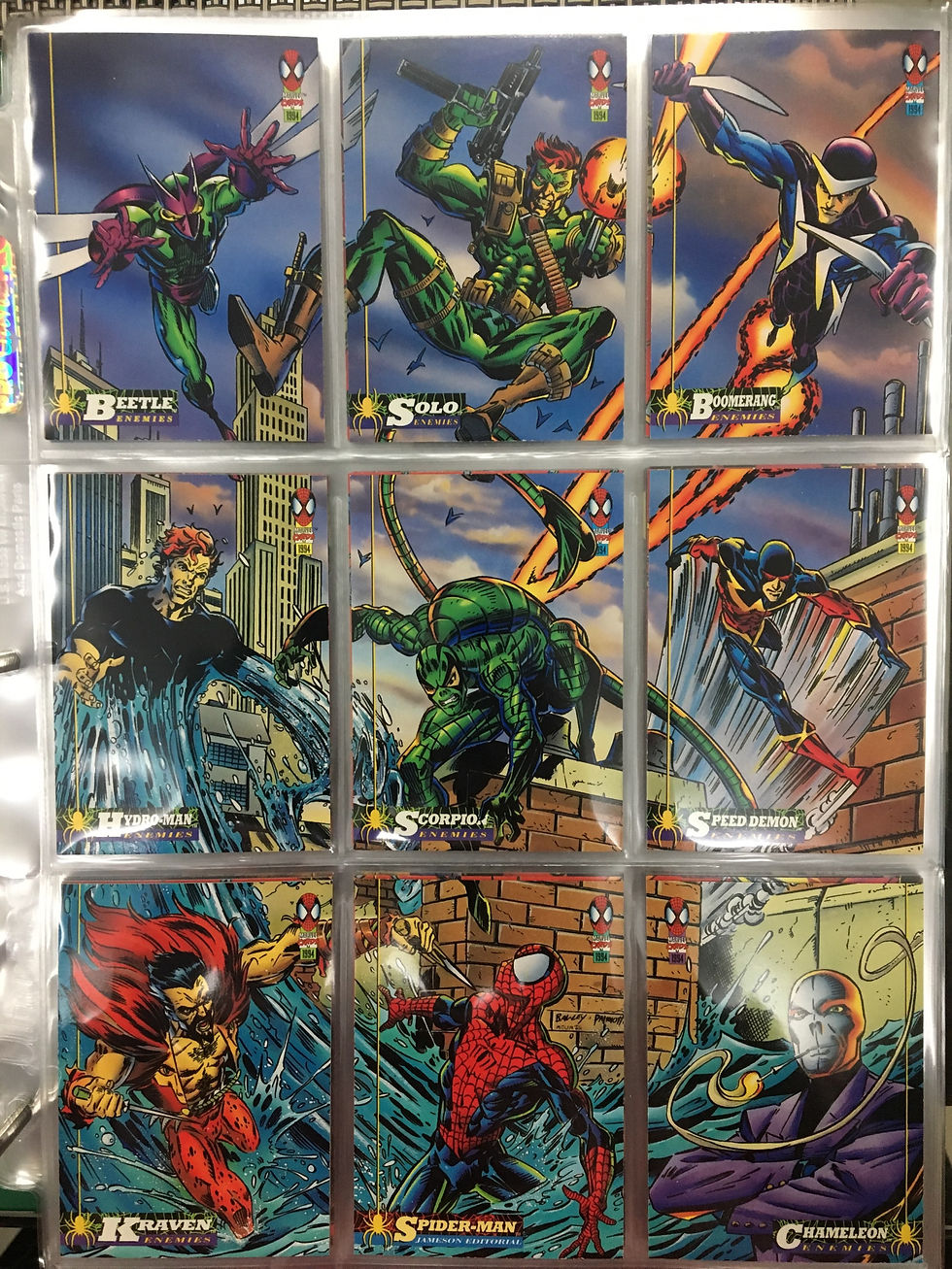 Thumbnail: 1994 Spiderman Trading Card Set