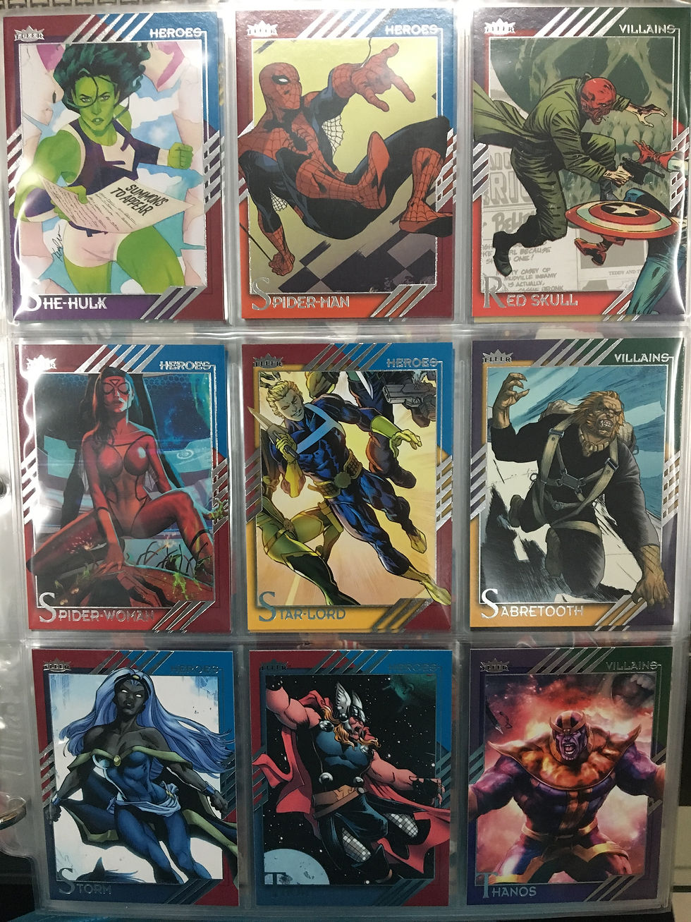 Thumbnail: 2015 Marvel Retro Cards Set