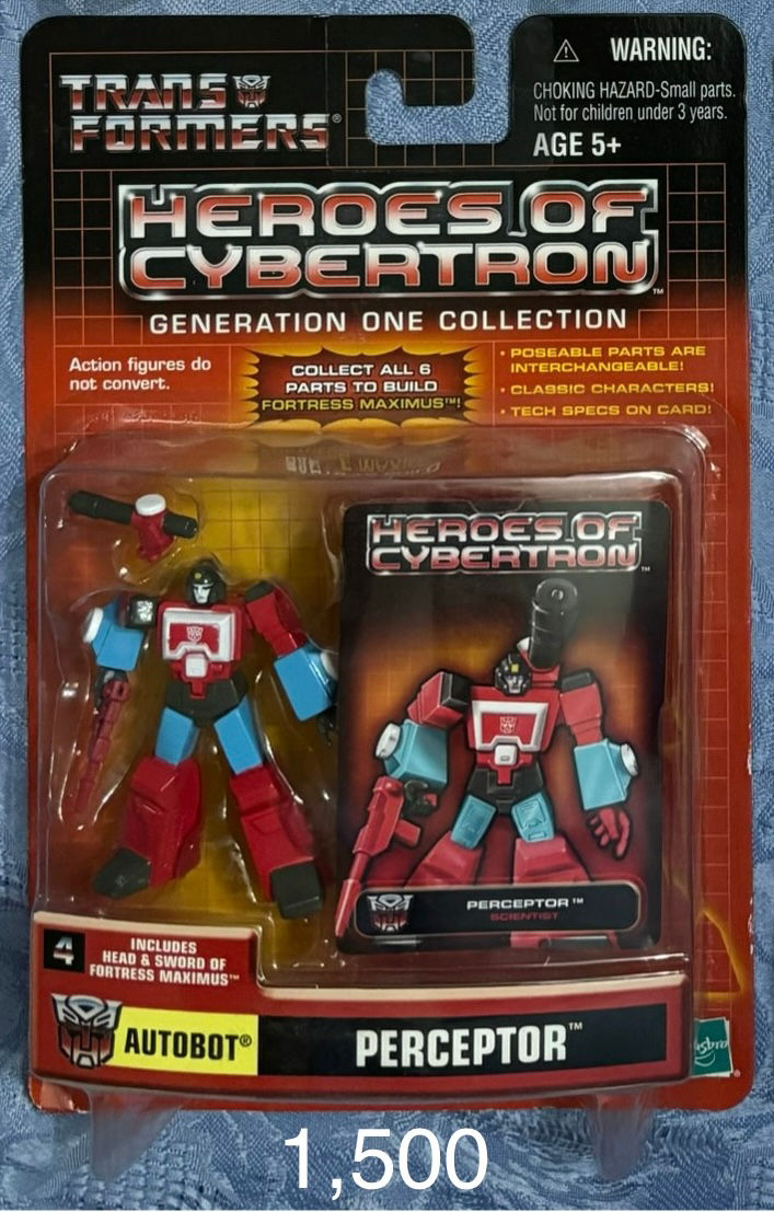 Thumbnail: Sealed Transformers Heroes of Cybertron/PVC Figures