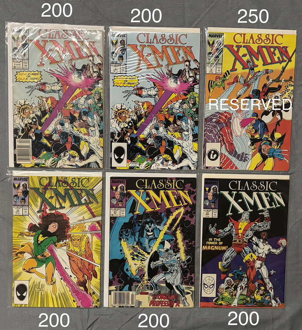 Thumbnail: X-Men Comic Singles Part 8