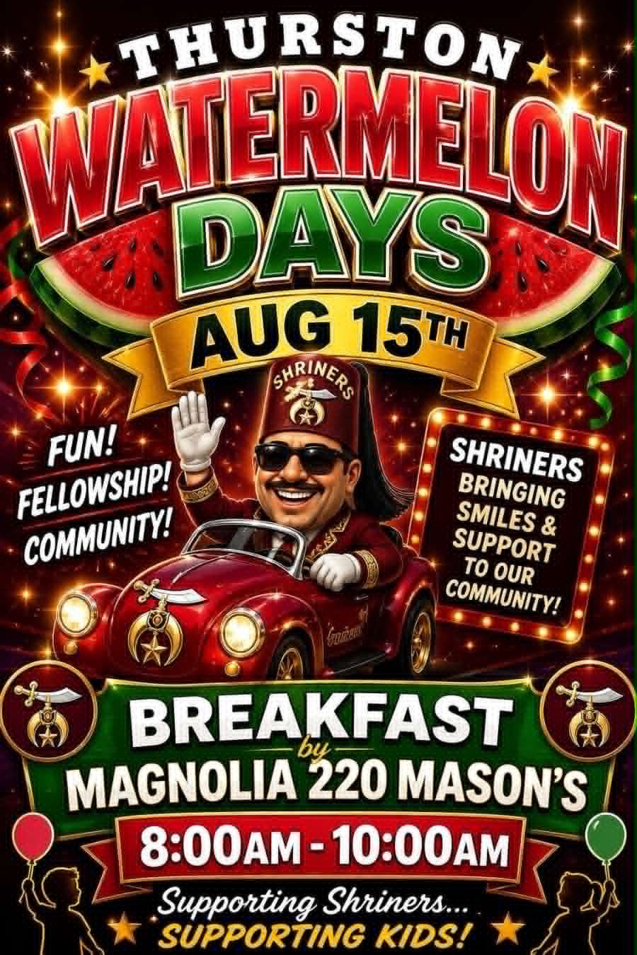 🍉🚗 Thurston Watermelon Days