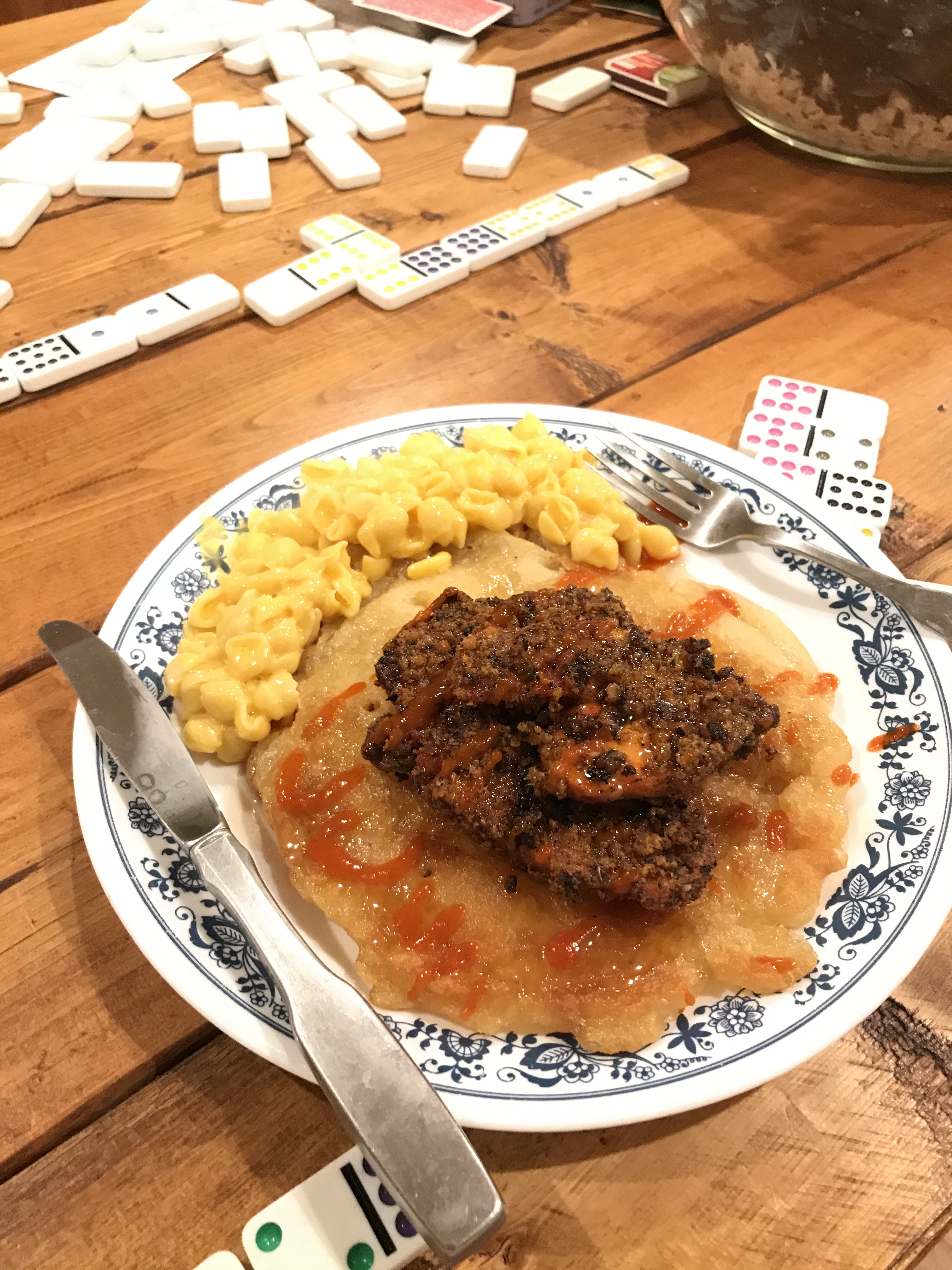 “Vegan Fried ‘Chicken’ and ‘Waffles’ Dish” content media