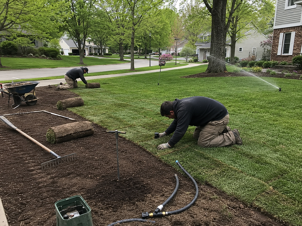 Cost to Install Sod With Sprinkler Systems in Eau Claire WI