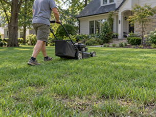 How to Mow New Hydroseeding in Edina MN