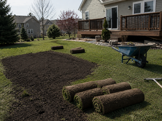 Sod Installation After Tree Stump Removal in La Crosse, WI