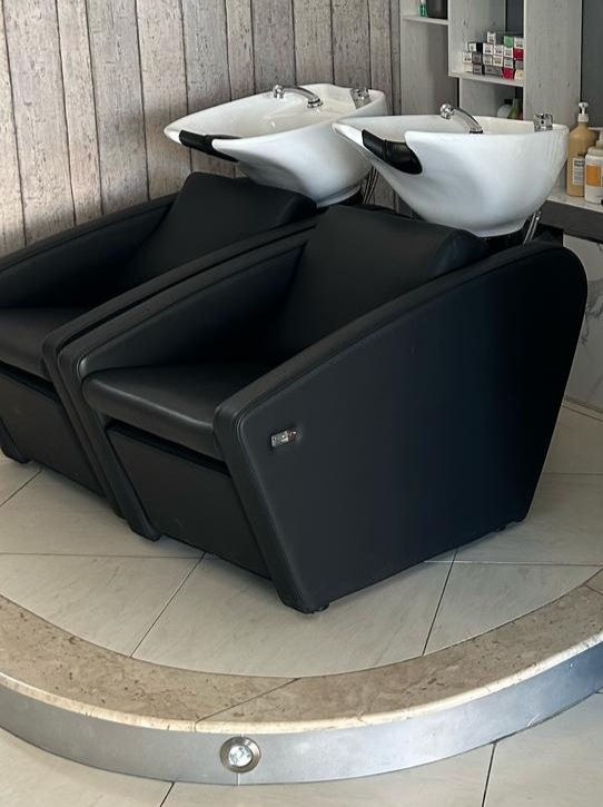 LAVATESTA PARRUCCHIERE NERO ALZAGAMBE ELETTRICO SPACE-E