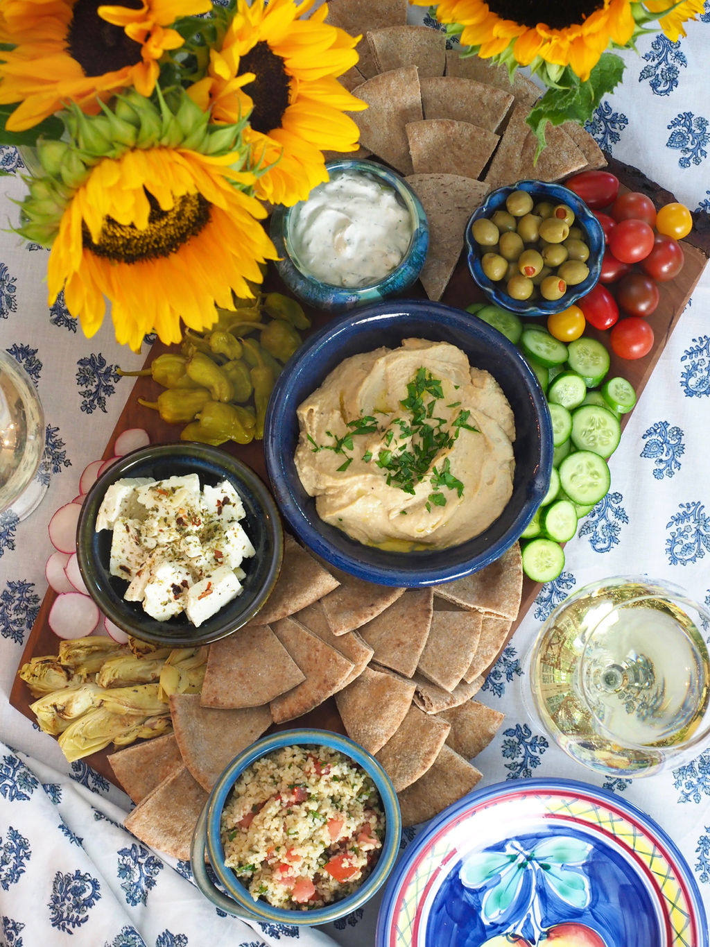 The Perfect Homemade Mediterranean Mezze Platter