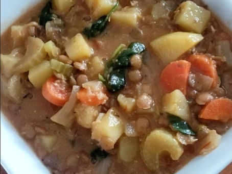 Coconut lentil stew less than $5 per meal