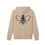 Thumbnail: "Bee Rising" 100% Cotton Unisex Hoodie, Bee on Back Nature Hoodie, Eco-Friendly 