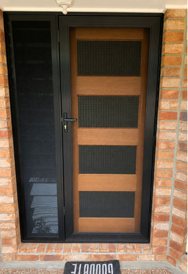 316 stainless steel security screen door