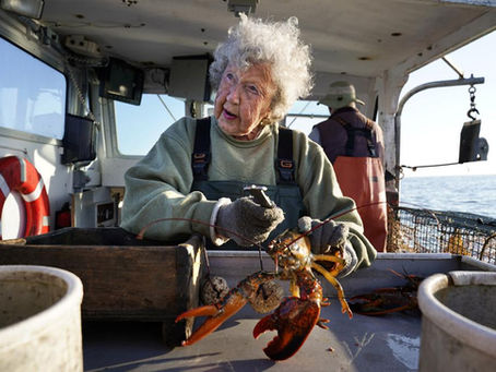 At 101, she’s still hauling lobsters with no plans to stop