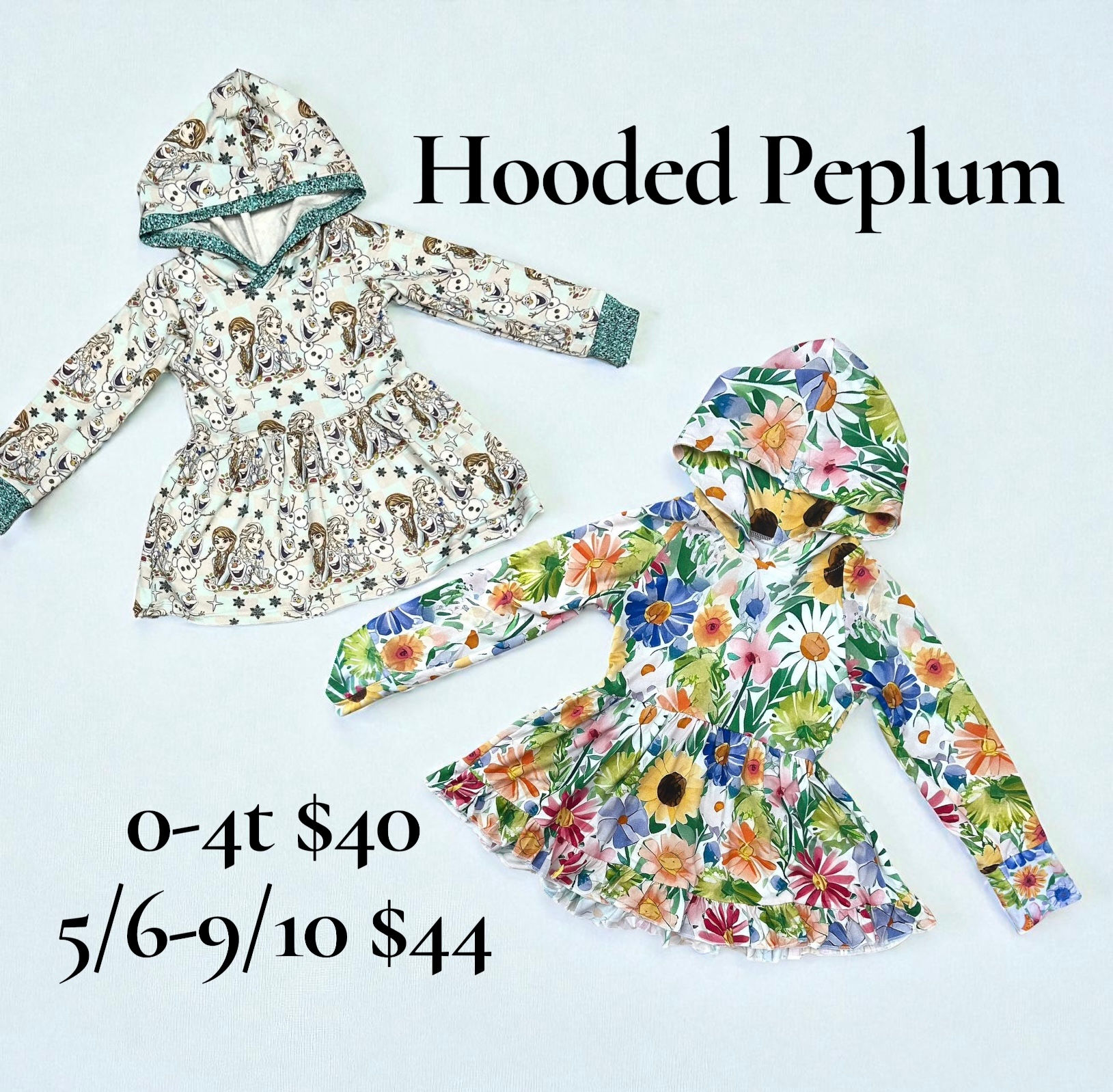 Custom Hooded Peplum 