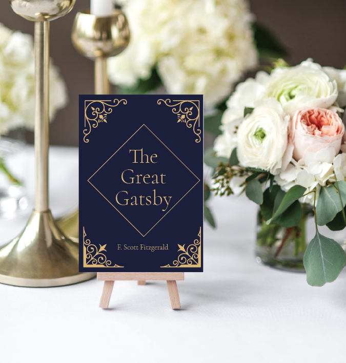 Thumbnail: Book theme wedding table numbers