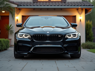 A black BMW detailed in Toronto by Skyline Detailing