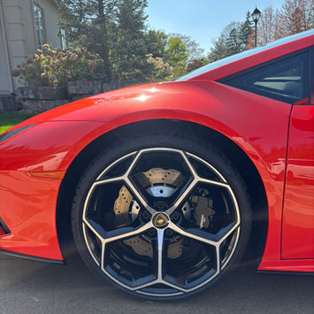 sports car wheel detailing Toronto deep clean and polish finish