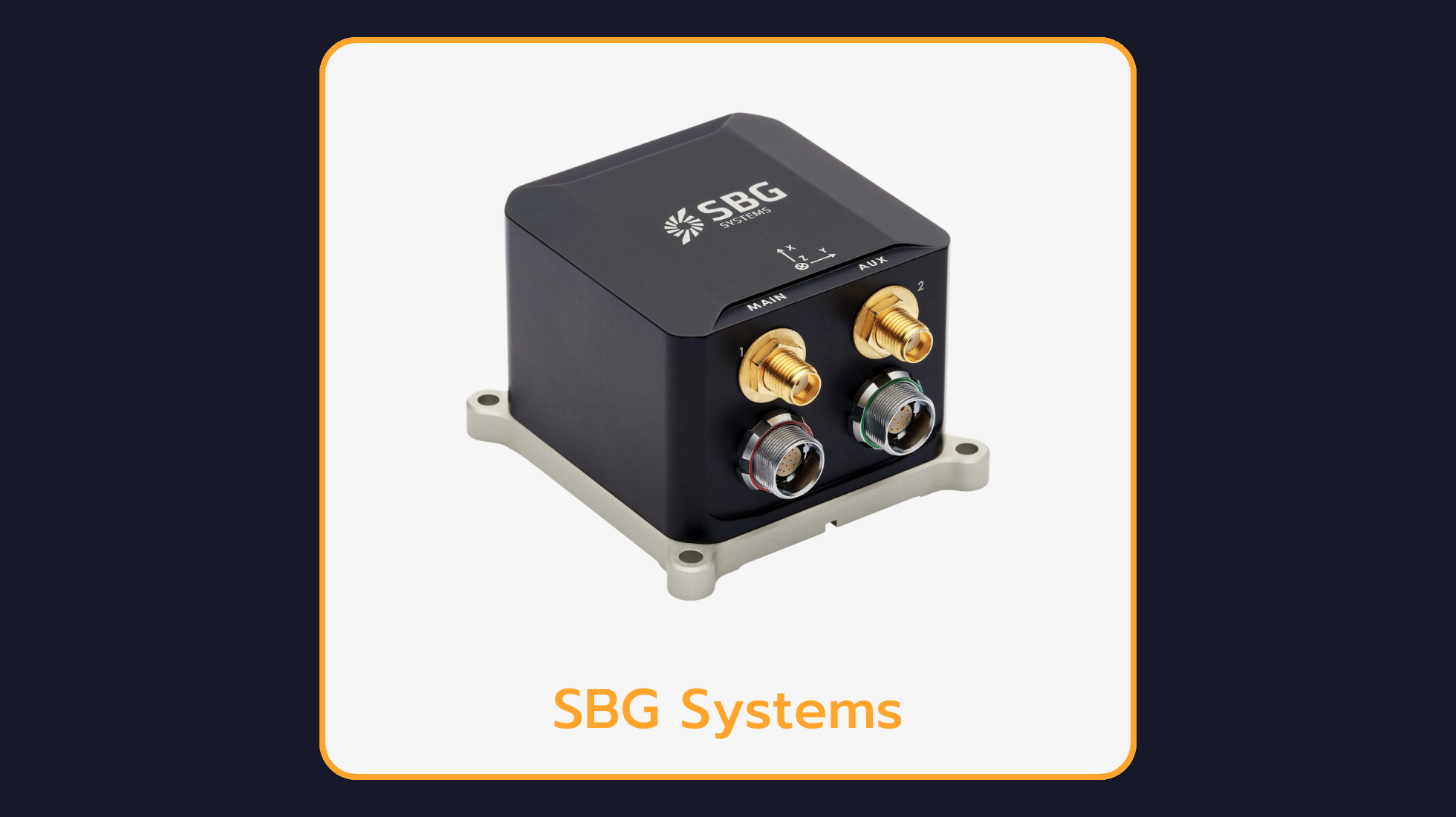 SBG Systems Ekinox Micro: Compact High-Performance INS Solution