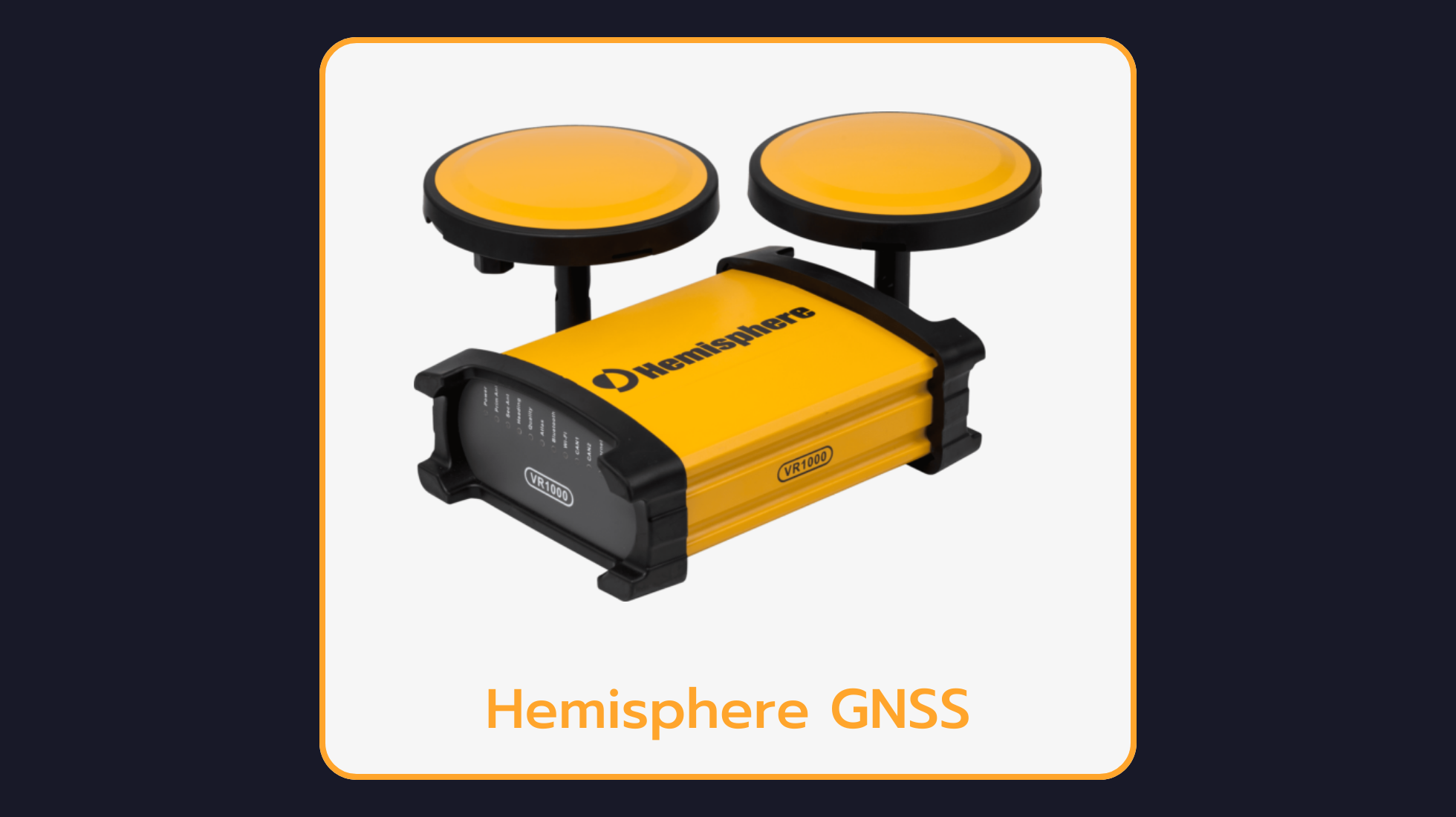 Hemisphere GNSS Vector™ VR1000 GNSS Receiver