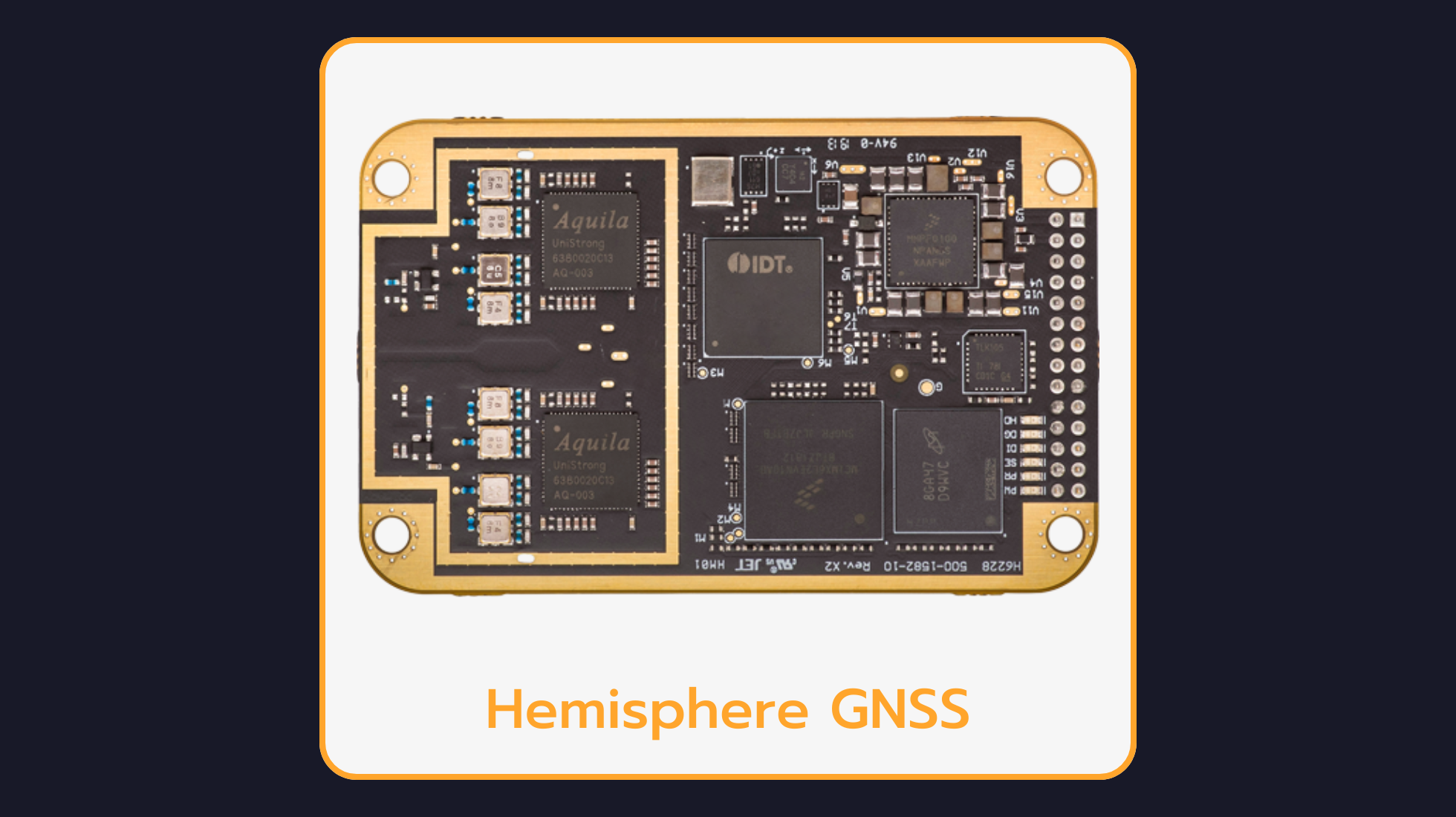 Hemisphere GNSS Vega™ 28 GNSS Compass Board