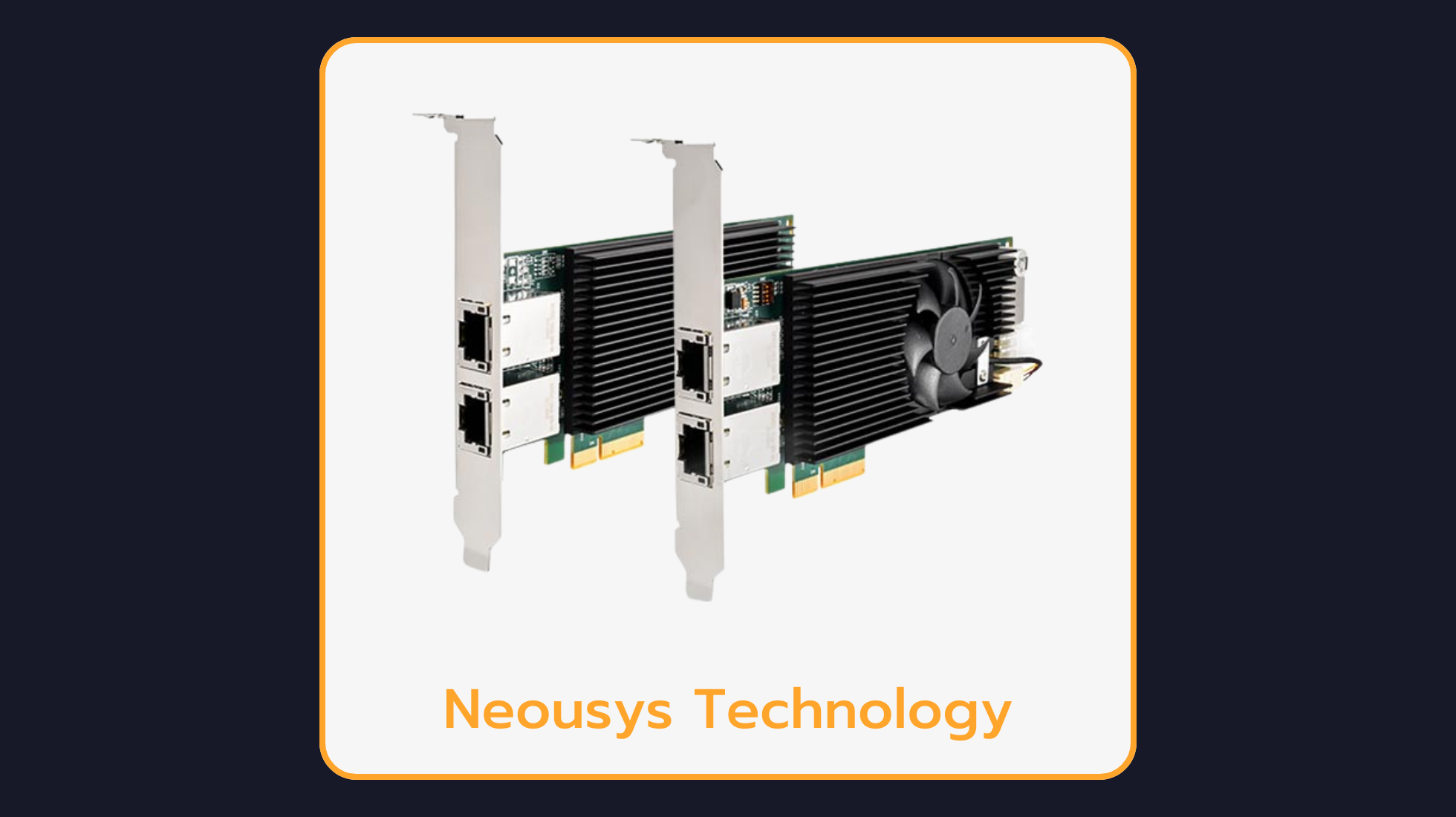 Neousys Technology PCIe-PoE572bt: 2-Port 10GBASE-T PoE++ Network Adapter