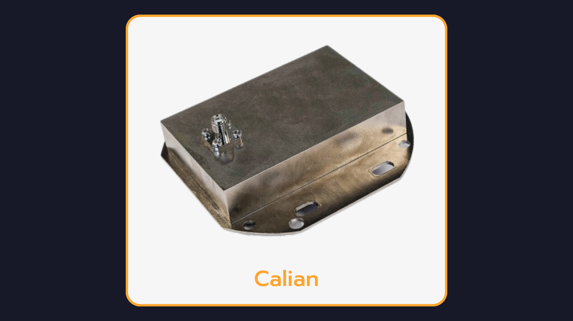 Calian TW605 Low Noise Choke Ring Antenna Amplifier