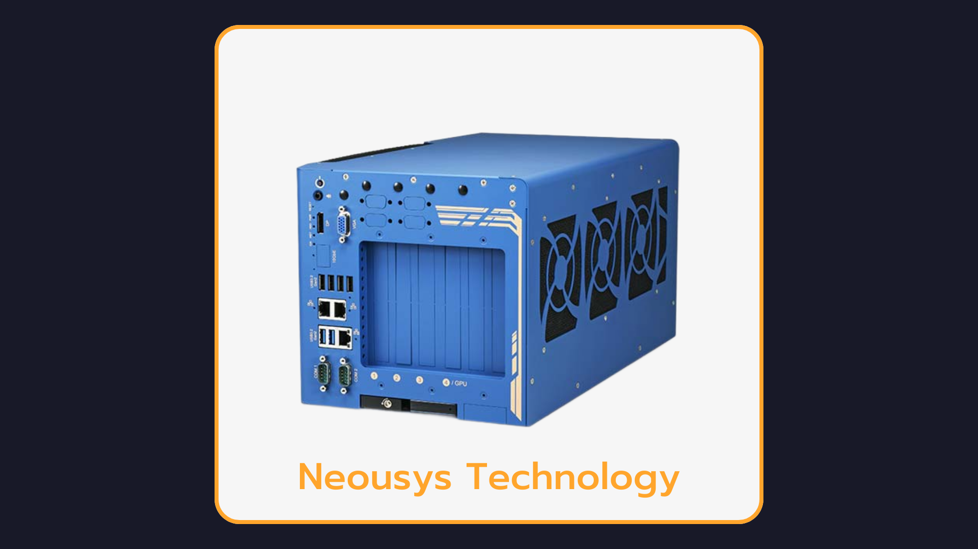 Neousys Technology Nuvo-10109GC Series: Edge AI Computer, Single 600W GPU