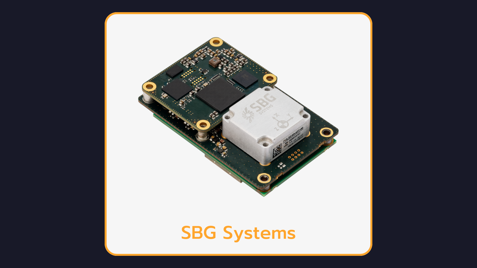 SBG Systems Quanta Plus: GNSS-Aided INS