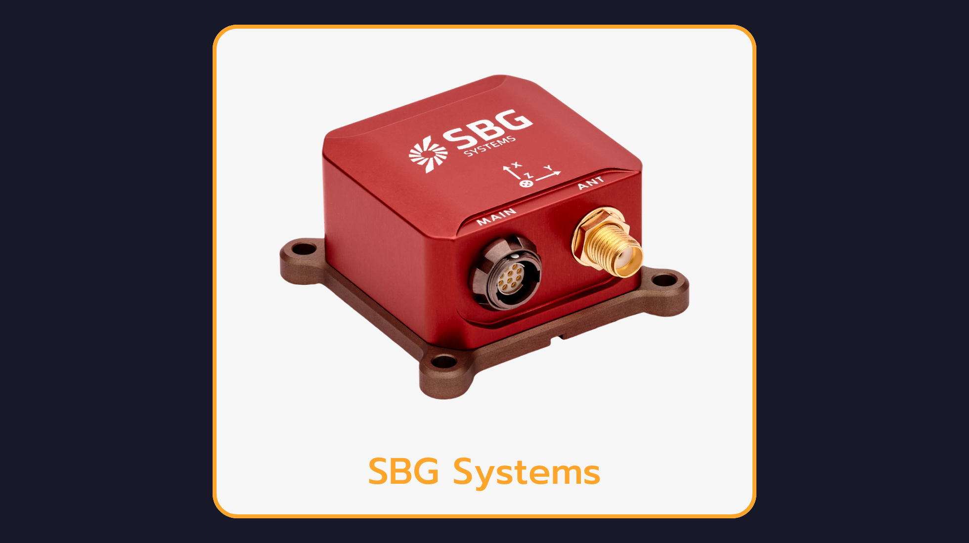 SBG Systems Ellipse-N: RTK INS with Single-Antenna GNSS