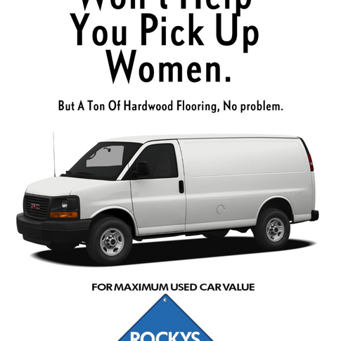 ROCKYS VIA MOTORS PRINT CAMPAIGN AD#1