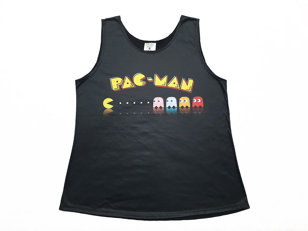 Regata Pac-Man Preta - Games