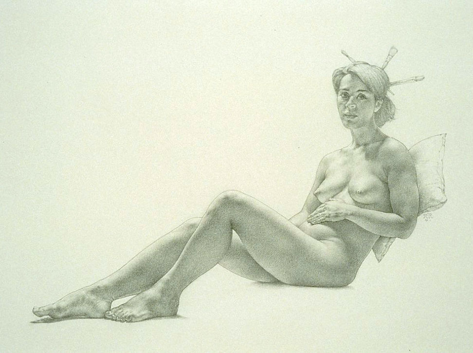 Paintbrushes 18x24 Pencil on Paper 1998.jpeg