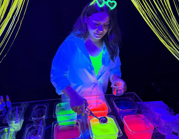 neon yüz boyama organizasyonu