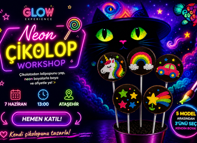 neon çikolop workshop