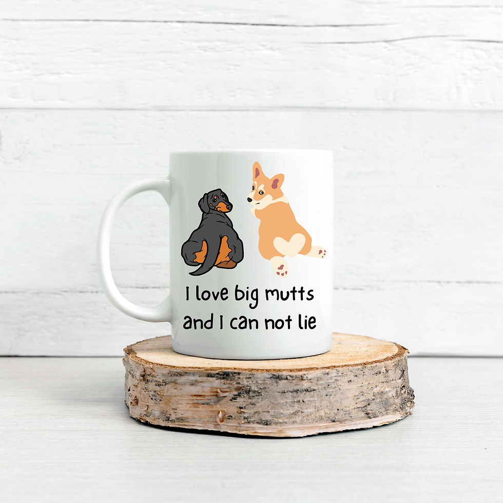 Thumbnail: "I Love Big Mutts and I Cannot Lie" Funny Dog Lover's Mug