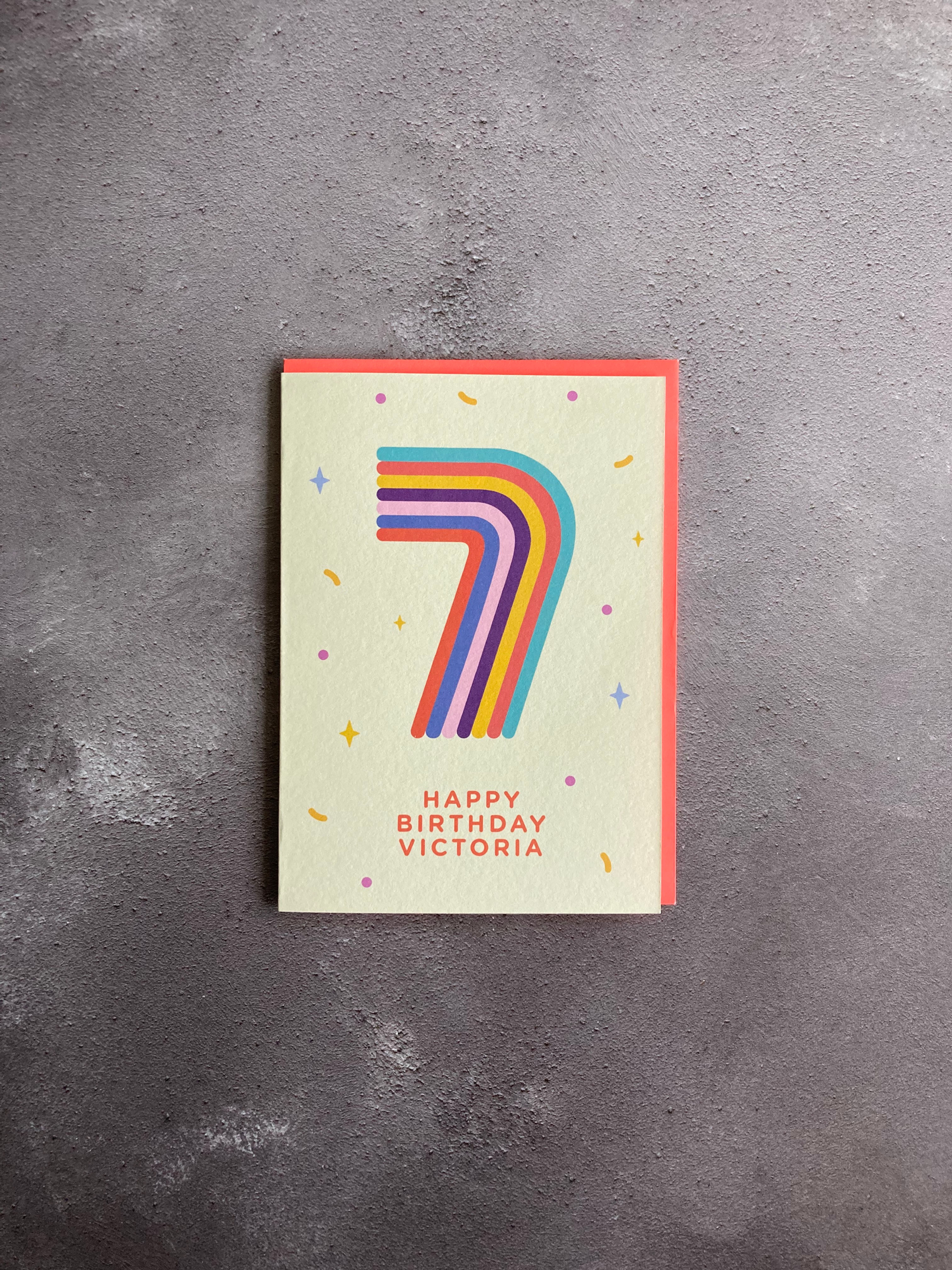 Age 7 - Plasticine (Personalised)