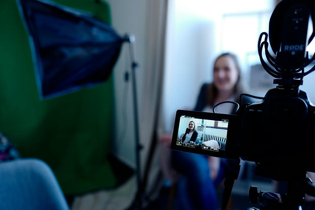 Interview filming