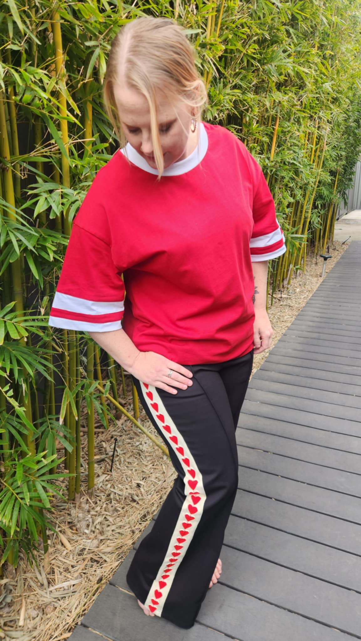 Show me the love wide leg pants