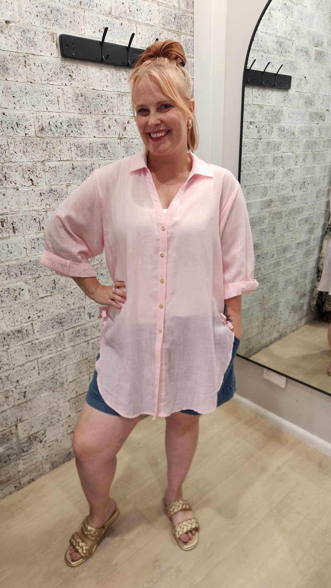 Kya Shirt - Pale Pink