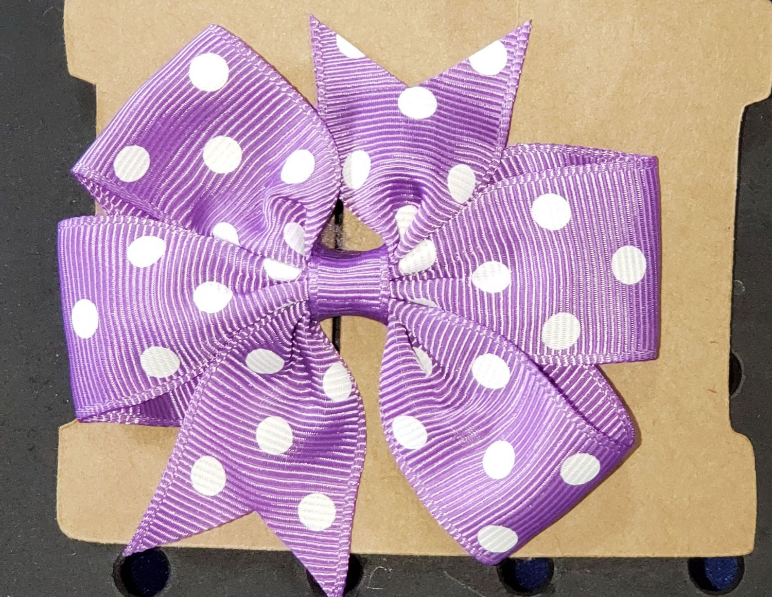 Purple Bow with clip