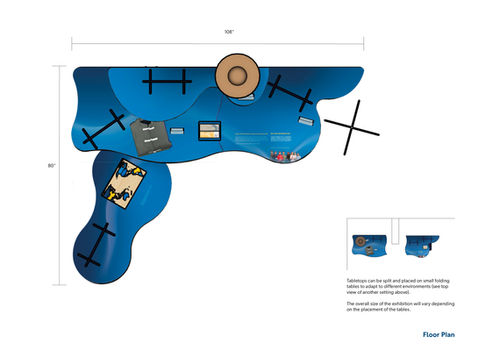 The Prop Master’s Dream Pop Up Exhibit Floor Plan