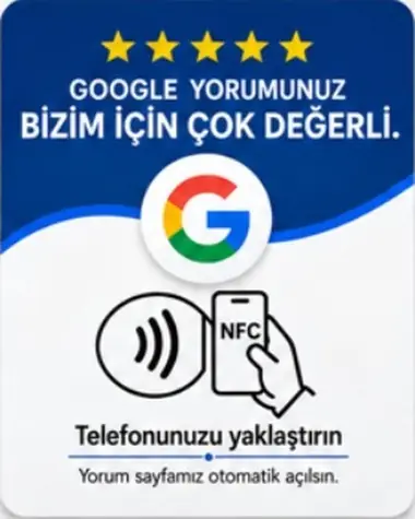Dodo NFC Google yorum kartı