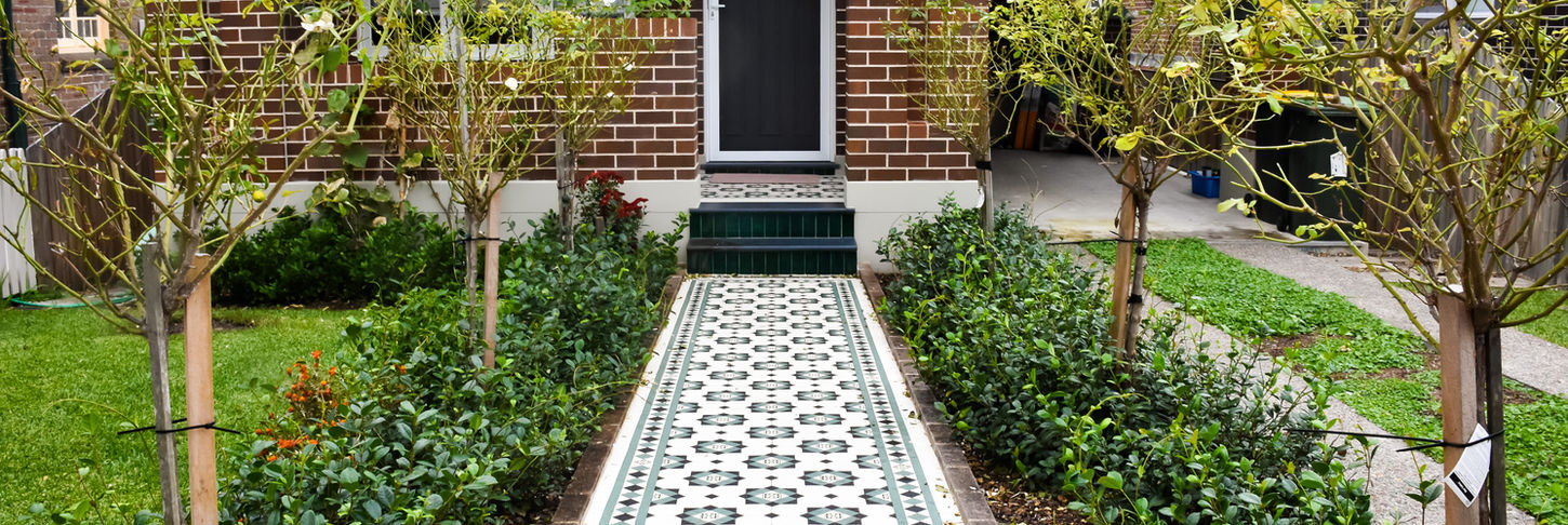 High-quality, custom tessellated tile installation in a contemporary Sydney bathroom by Federation Tiles Factory