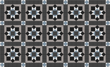 Bristol tessellated tile pattern with crisp geometric shapes for classic and modern Australian interiors