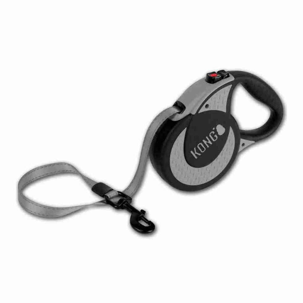 KONG avtomatski povodec XXL, Siv