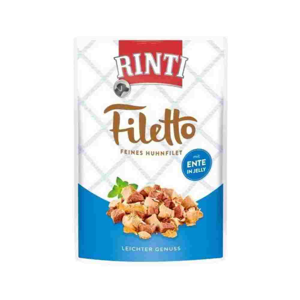 Rinti Filetto in Jelly - Piščanec in raca, 100g