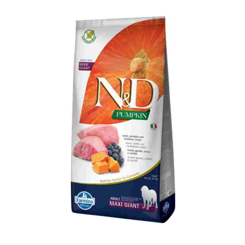 AKCIJA N&D Pumpkin za odrasle pse velikih pasem - Jagnjetina, 12kg